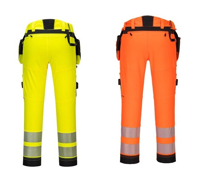 Portwest DX4 Pantaloni Da Lavoro Uomo - Elasticizzati, Resistenti, Con Tasche E Fondina Staccabile